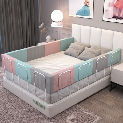 Baby Bed Rail Guard Height Adjustable Anti-collision Guardra