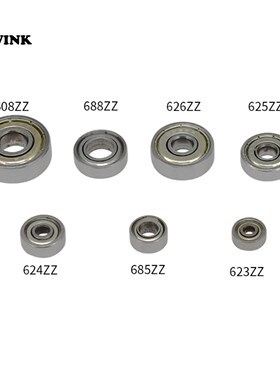 10PCS ABEC-7 Flange Ball Bearing 608zz 623zz 624zz 625zz 635