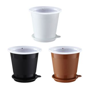 Clear Root Control Mesh Pot Fles Flower Orchid Transparent