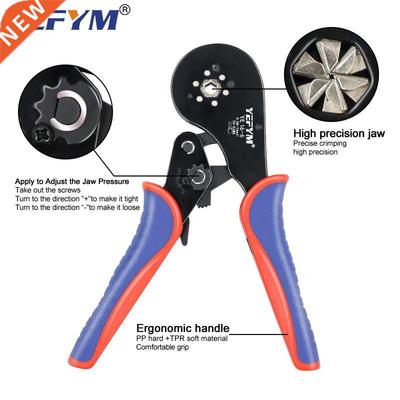 YE 16-6 0.08-16mm² 0-5AWG Tubular terminal crimping too