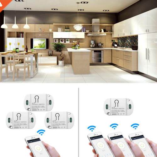 10A Wifi Smart Switch Wireless Remote Switch Module Automati