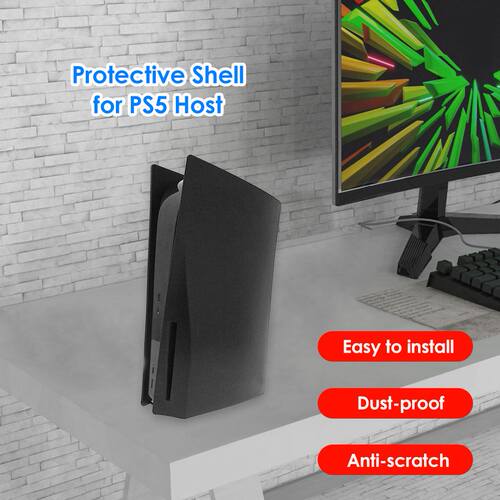 Gaming Console Host Faceplate Cover for PS5 Disk Edition Ski