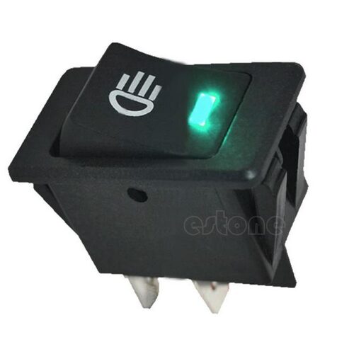 12V Vehicle Car Boat Fog Light LED Rocker Switch Dash Dashbo