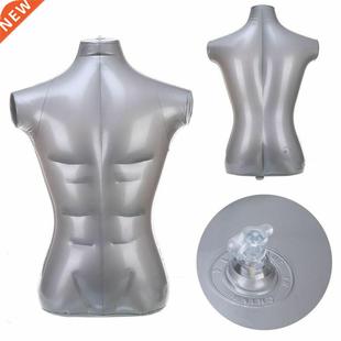 1*Model PVC Plastic Male Inflatale Torso Form Mannequin Mod