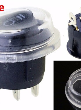 KCD1-2 22MM Black 3Pins ON-OFF-ON Latching Rocker Switch Pow