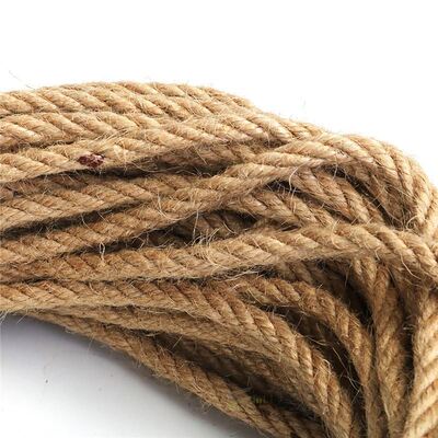 6mm 1m-50m Natural Jute Rope Twine Rope Hemp Twisted Cord Ma