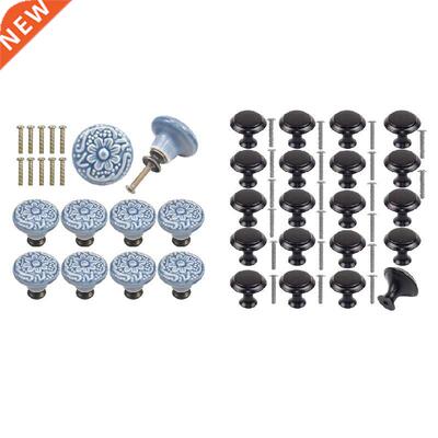 20 Pcs Cupboard Knobs Cabinet Door Knobs(With Screws), 10 Pc