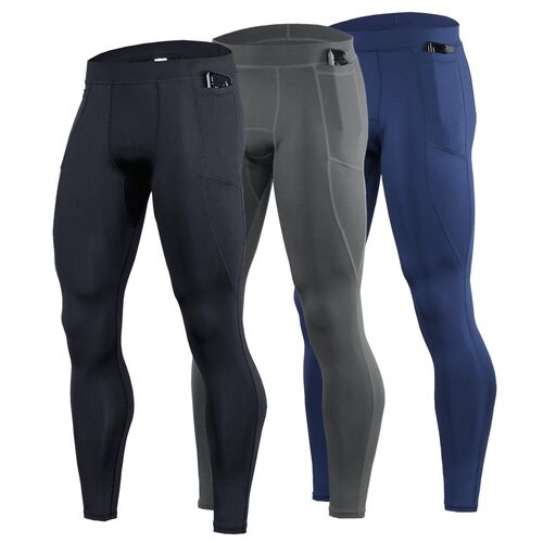 Leggings Men Running Compression Pants Gym Fitness Quick Dry