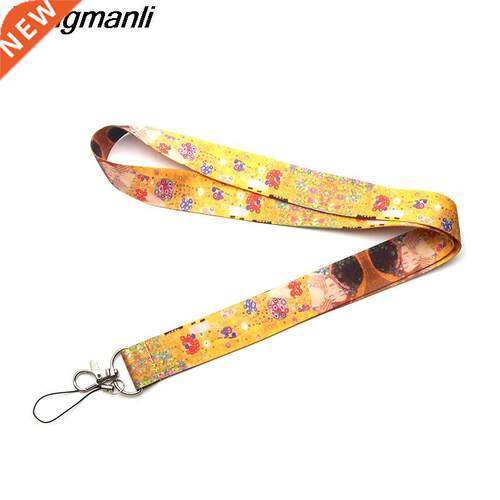 P1988 Dongmanl Gustav Klmt Lanyards For Keys D Card Pass
