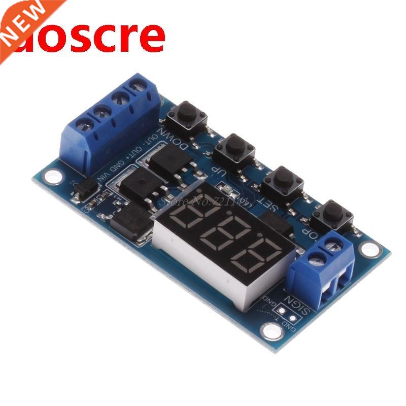 12 24V Trigger Cycle Timer Delay Switch Circuit Board MOS Tu