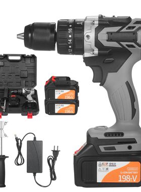 Cordless Electric Drill 1/2 Inch Metal Keyless Chuck 20+ Po