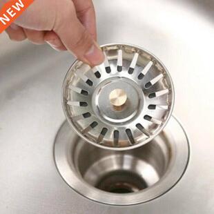 Bathroom Sink Strainer Stainless Steel Pool Bathtub Hair Cat
