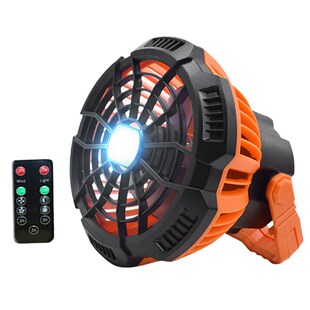 USB Fan Rechargeable Three-Speed Speed Regulation LED Light