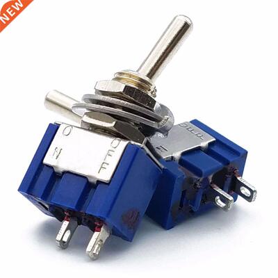 10pcs Blue MTS-101 2 Pin SPST Switch ON-OFF 2 Position 6A 25