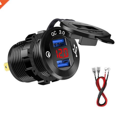 WST-22S Quick Car Charr QC3.0 Dual USB Charr Socket Car