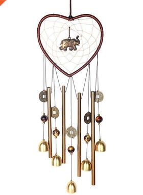Elephnt Wind Chimes Outdoor/Indoor,Ctcher Metl Bell Wind