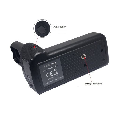 MB-N10 Vertical Battery Hand Grip Holder for Nikon Z6 Z7 DSL