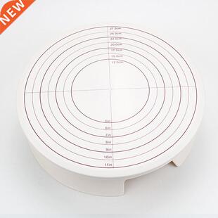 Cake Decorating Rotating Turntable Stand With Brakes&Dim
