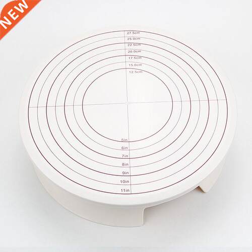 Cake Decorating Rotating Turntable Stand With Brakes&Dim