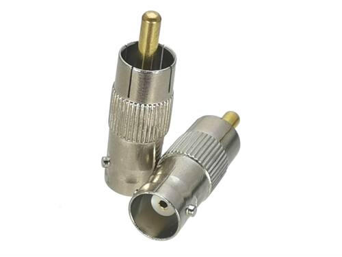 10Pcs Connector BNC Female jack to RCA TV Male plug RF Adapt