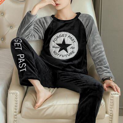 2021 Winter Long Sleeve Home Clothes Thick Warm Flannel Paja