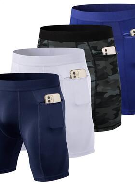 New Running Active Shorts Men's Tights Sport Man Gym Sho