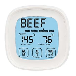 Digital Cooking Thermometer 2 Probes Touchscreen Oven Meat K