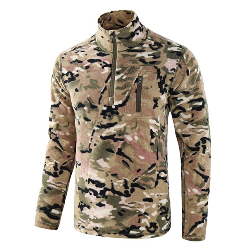 Men's Thermal Fleece Military Tactical Jacket Autumn Win