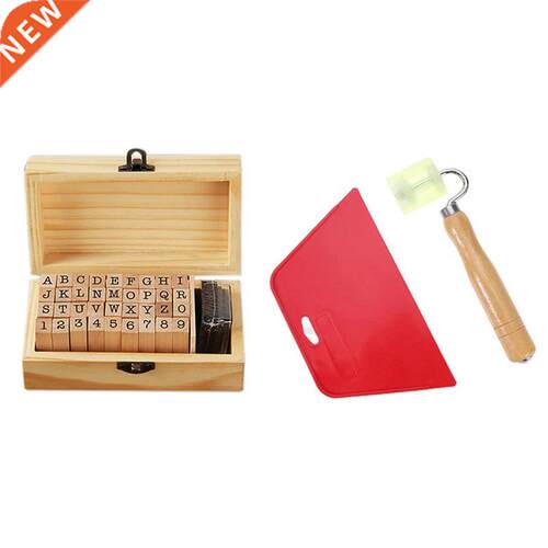1Set Digital Seal Stationery Gift Diary Decoration & 2Pc