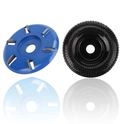2pcs Angle Grinding Wheel Abrasive Disc 6 Teeth Wood Carving