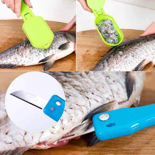 Multipurpose Fish Scale Brush Home Kitchen Garden Cooking To