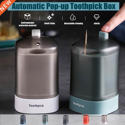 Automatic Pop-up Toothpick Holder Household Table Toothpick