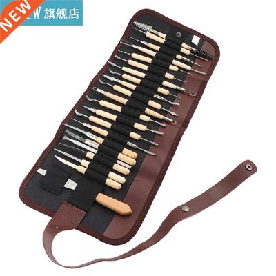 22Pcs Professional Wooden Metal Clay Sculpture Molding Carvi