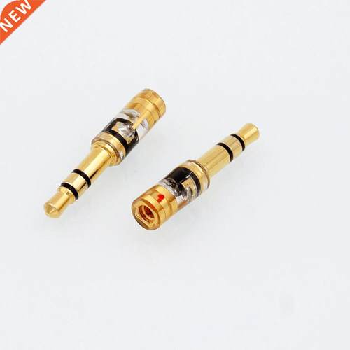pair Gold Plated MMCX/.78mm Female to 3.5mm Male Converter A