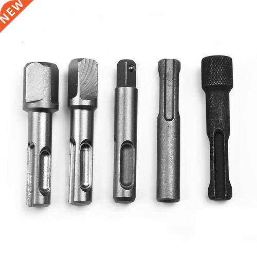5Pcs 1/4 3/8 1/2 SDS Plus Socket Drver Drll Bt Hex Sha