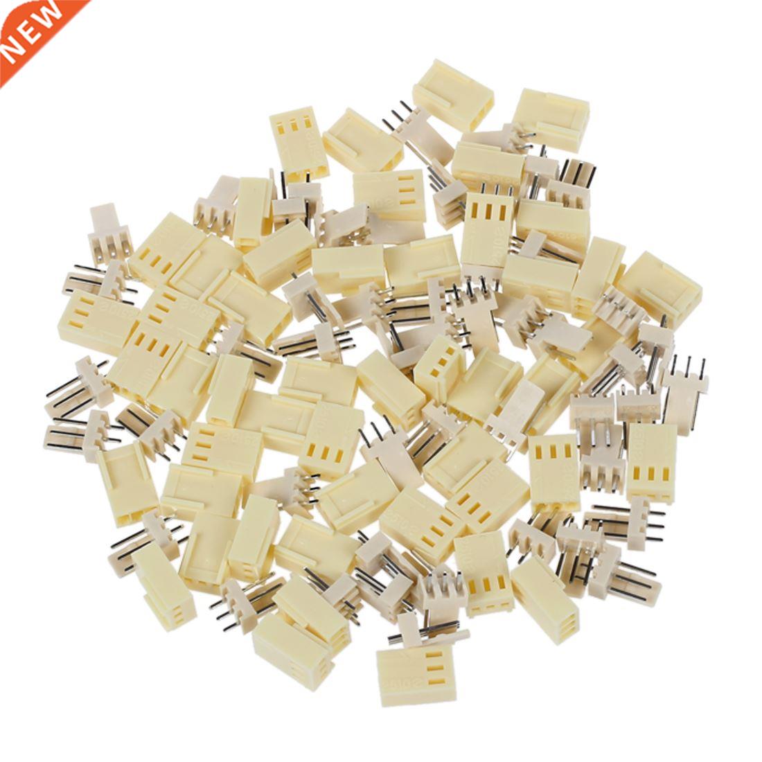 50 pieces KF2510-3P 2.54mm PCB header 3-Pin connector Crimp