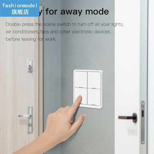 Zigbee Smart 4 Gang Tuya Zigbee Wireless Switch Sticker Batt