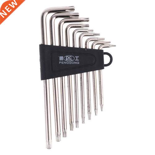 9Pcs/Set Hex Key Wrench Sets Torx L Shape Repair Tool Screwd