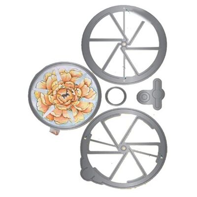 1 Set Of Cutting Die Retro Stamp Cutting Die  Cutting And