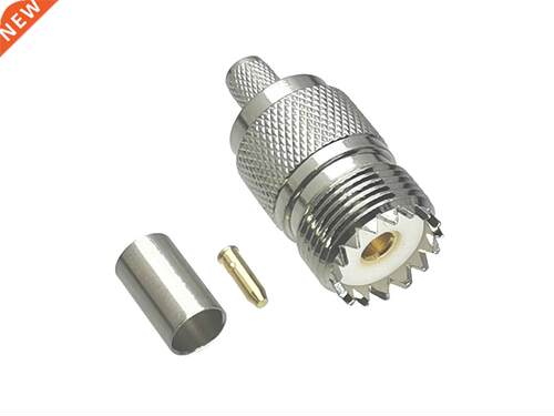 1Pcs Connector UHF SO29 Female Jack Crimp RG8X LMR240 RF Ad