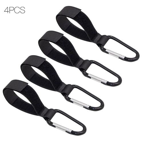 Buggy Clips Hooks Pushchair Pram Strap Hook And Loop Carabin