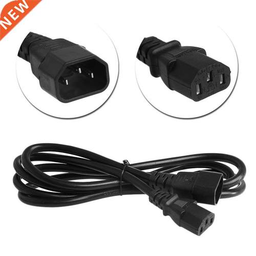 IEC 320 3-Pin C14 Male To C13 Female Main Power Extension Co