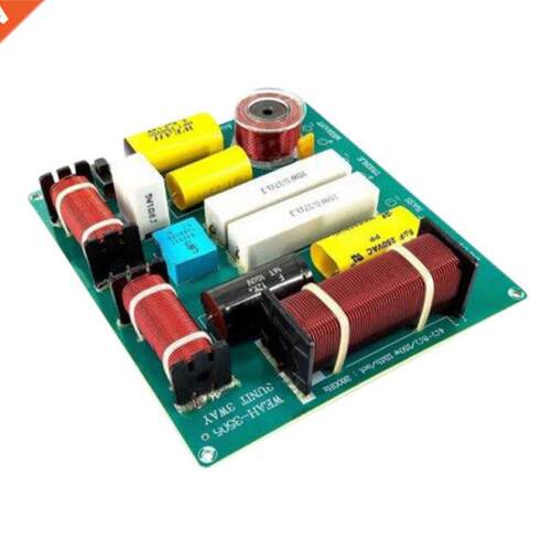 2 x 300W 3 Way High-Low 4-8 Ohm Speaker Frequency Divider Lo