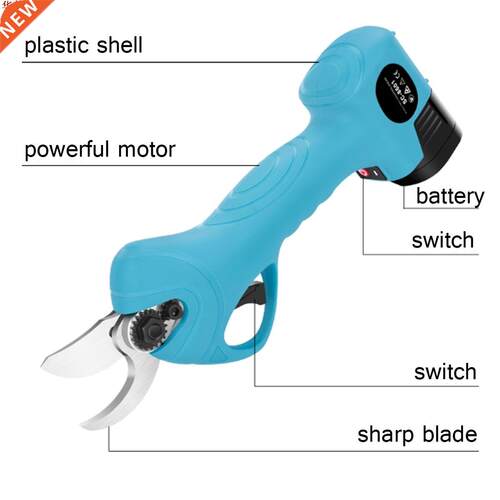 16.8V Cordless Electrc Rechargeable Lthum Prunng Shears