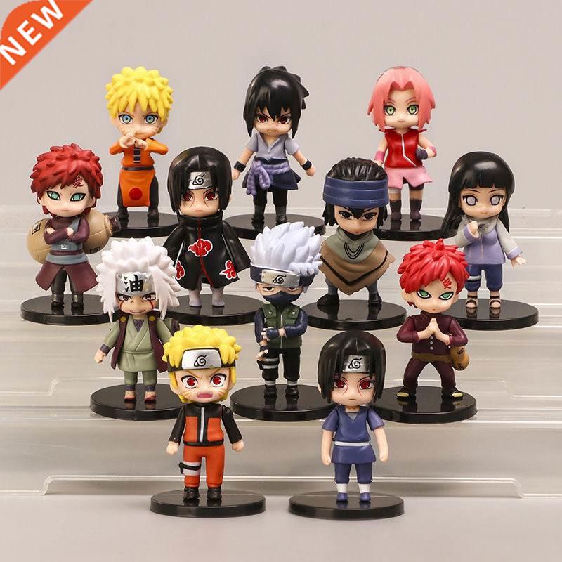 12pcs/set Naruto Anime?Shippuden Hinata Sasuke Itachi Kakash