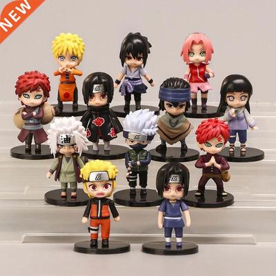12pcs/set Naruto Anime?Shippuden Hinata Sasuke Itachi Kakash