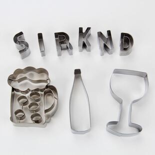 4pcs Bear cookie cutters set for cake decoration