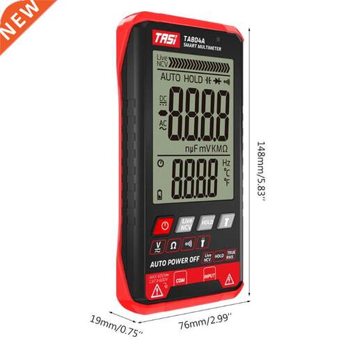 TA804A Dgital Smart Multimeter True Rms 6000 Counts Tester O
