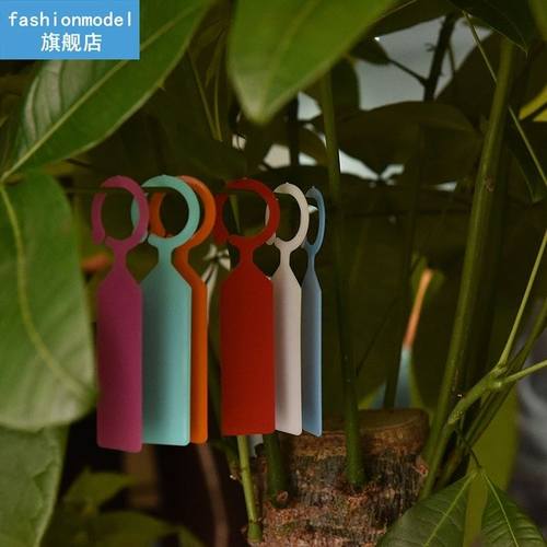 50PCS New Plastic Plants Tags Nursery Garden Ring Label Pot