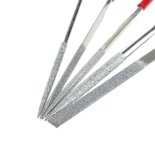 5Pcs/Set Needle Files Kit Carving Jewelry Diamond Glass Ston